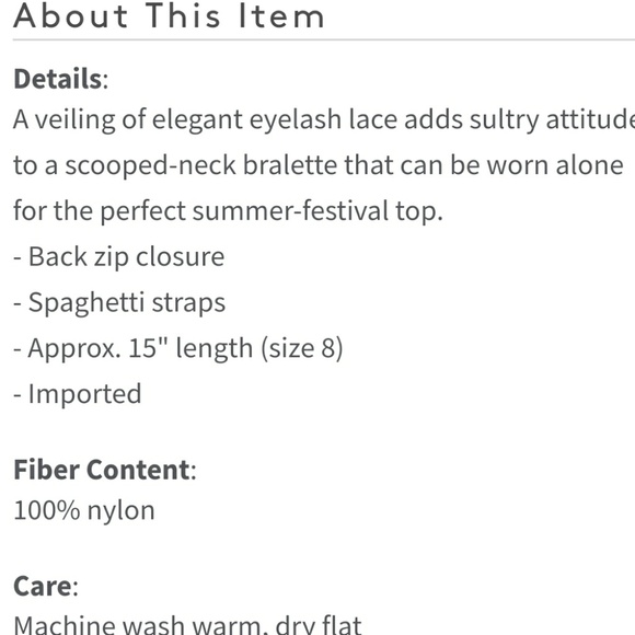 Baby Blue Eyelash Lace Bralette - Picture 5 of 5